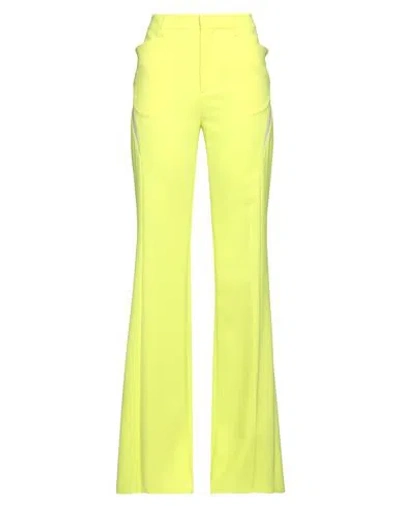 Dsquared2 Woman Pants Yellow Size 4 Polyester, Polyurethane In Yellow