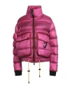 Dsquared2 Woman Down Jacket Magenta Size 4 Polyamide In Magenta