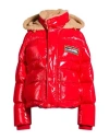 Dsquared2 Woman Puffer Red Size 6 Polyamide, Polyurethane