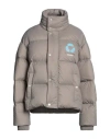 Dsquared2 Woman Down Jacket Dove Grey Size 6 Polyamide In Grey