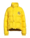 Dsquared2 Woman Puffer Yellow Size 6 Polyamide