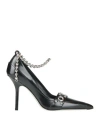 Dsquared2 Woman Pumps Black Size 8 Calfskin In Black