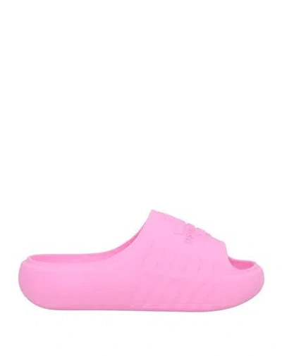 DSQUARED2 DSQUARED2 WOMAN SANDALS PINK SIZE 5-6 RUBBER