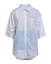 Dsquared2 Woman Shirt Azure Size 2 Cotton, Polyester In Blue