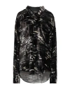 Dsquared2 Woman Shirt Black Size 4 Viscose, Silk In Black