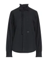 Dsquared2 Woman Shirt Black Size 8 Cotton
