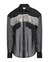 Dsquared2 Woman Shirt Black Size 8 Cotton In Black