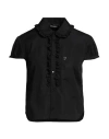 Dsquared2 Woman Shirt Black Size 8 Cotton