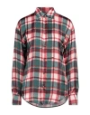 Dsquared2 Woman Shirt Dark Green Size 10 Polyester In Green