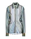 Dsquared2 Woman Shirt Green Size 8 Polyester In Green