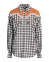 Dsquared2 Woman Shirt Grey Size 10 Cotton In Grey