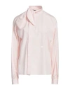 Dsquared2 Woman Shirt Light Pink Size 10 Cotton In Pink