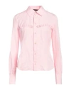 Dsquared2 Corset Cotton Shirt In Pink