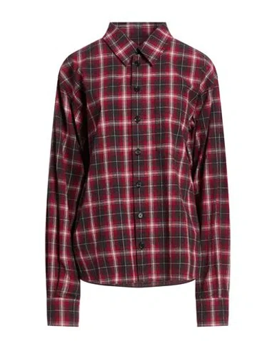 Dsquared2 Woman Shirt Red Size 6 Cotton