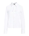 Dsquared2 Woman Shirt White Size 10 Cotton
