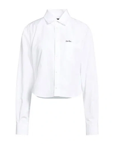 Dsquared2 Woman Shirt White Size 10 Cotton