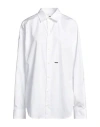 Dsquared2 Woman Shirt White Size 6 Cotton