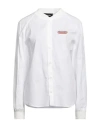 Dsquared2 Woman Shirt White Size 6 Cotton, Elastane In White