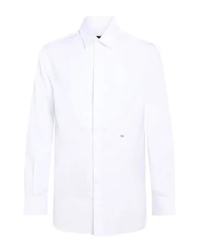 Dsquared2 Woman Shirt White Size 8 Cotton