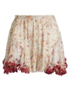Dsquared2 Woman Shorts & Bermuda Shorts Beige Size 2 Silk In Beige