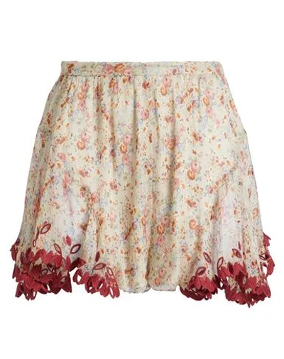 Dsquared2 Woman Shorts & Bermuda Shorts Beige Size 2 Silk