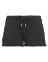 Dsquared2 T-fit Mini Cotton Sweat Shorts In Black