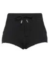 Dsquared2 Woman Shorts & Bermuda Shorts Black Size M Cotton, Elastane In Black