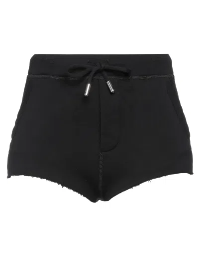 Dsquared2 Woman Shorts & Bermuda Shorts Black Size M Cotton, Elastane
