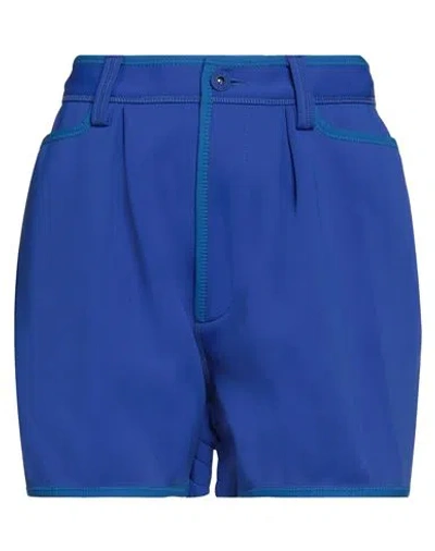 Dsquared2 Woman Shorts & Bermuda Shorts Bright Blue Size 2 Polyamide, Elastane, Polyester