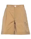 Dsquared2 Woman Shorts & Bermuda Shorts Camel Size 6 Polyester, Polyamide In Beige