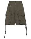 Dsquared2 Woman Shorts & Bermuda Shorts Military Green Size 2 Cotton, Elastane In Green
