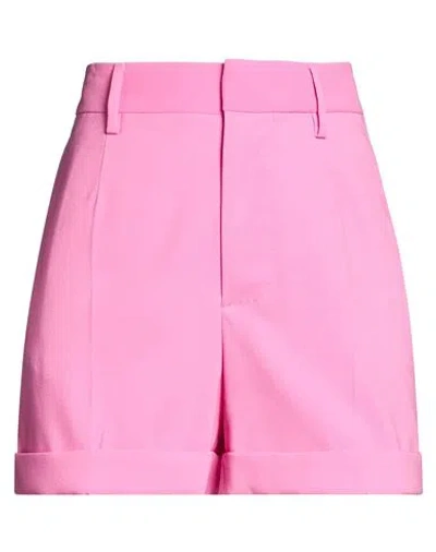 Dsquared2 Woman Shorts & Bermuda Shorts Pink Size 2 Polyester, Elastane