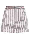 Dsquared2 Preppy Boston Striped Cotton Blend Short In Pink