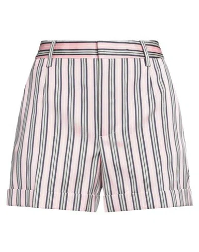DSQUARED2 DSQUARED2 WOMAN SHORTS & BERMUDA SHORTS PINK SIZE 8 POLYESTER, COTTON, POLYAMIDE