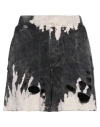 Dsquared2 Woman Shorts & Bermuda Shorts Charcoal Size M Cotton In Grey
