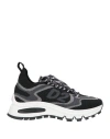 Dsquared2 Black Leather Sneakers In Black