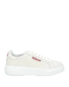 Shop Dsquared2 Woman Sneakers Ivory Size 6.5 Leather In White