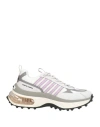 Dsquared2 Woman Sneakers Light Grey Size 6.75 Calfskin, Rubber In Multi