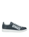 Dsquared2 Woman Sneakers Midnight Blue Size 6.75 Leather