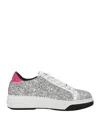Dsquared2 Dsquared Women Bumper Sneakers In Silver