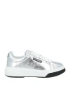 Dsquared2 Dsquared Silver Leather Bumper Sneakers In Silver