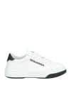 Dsquared2 White Bumper Sneakers In White