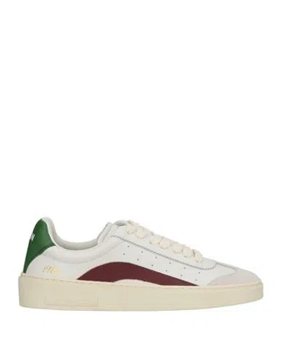 Dsquared2 Woman Sneakers White Size 7.5 Leather