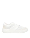 Dsquared2 Shielded Rubber Sole Sneakers With Perforated Toe In White