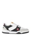 Dsquared2 Pac-man X D2 Leather Low-top Sneakers With Suede Inserts In Multi
