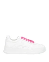 Dsquared2 White Canadian Low Top Sneakers In White