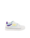Dsquared2 Smooth Leather New Jersey Sneakers In White