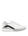 Dsquared2 Woman Sneakers White Size 8 Leather In White