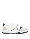 Dsquared2 Logo Velour Sneakers In White