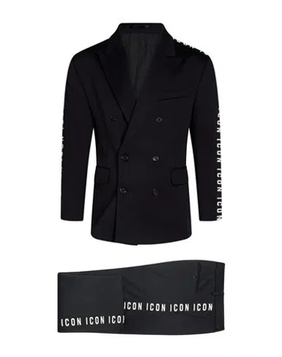 Dsquared2 Woman Suit Black Size 0 Polyamide, Cotton